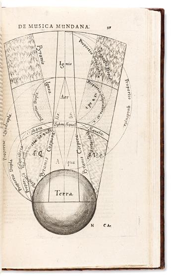 Fludd, Robert (1574-1637) Utriusque Cosmi Maioris Scilicet et Minoris Metaphysica. [bound with] Clavis Philosophiae et Alchymiae Fludda